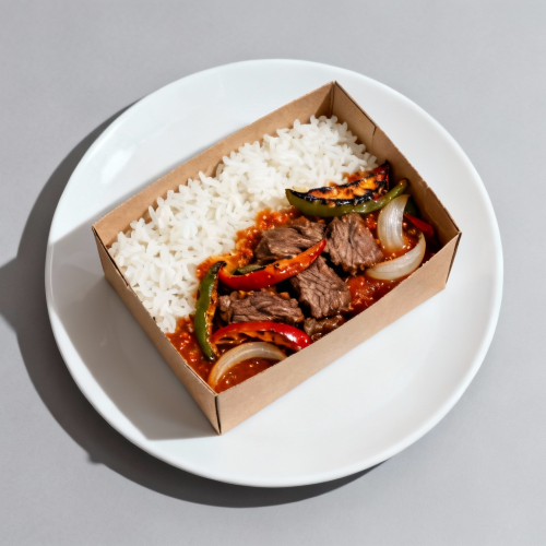 Naga Beef Donner Rice Box 