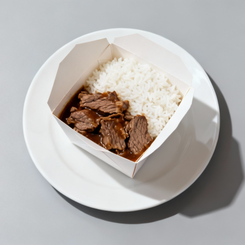 Beef Donner Rice Box 