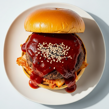 Sweet Chilli Dipped Burger 