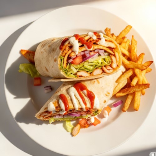 Peri Chicken Wrap Meal 