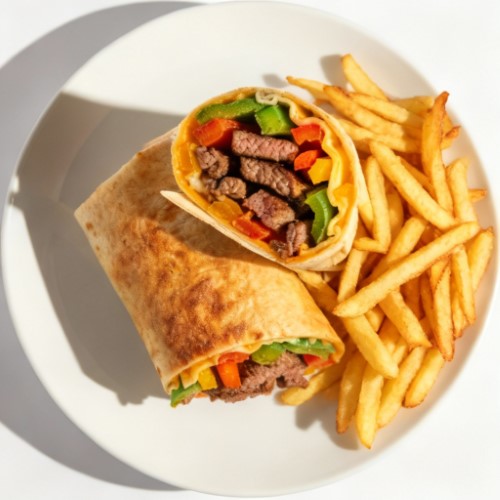 Naga Beef Donner Wrap Meal 