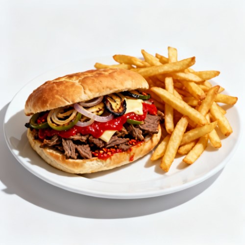 Nagga Beef Doner House Bread Meal 