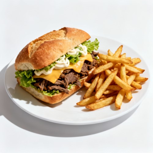 Beef Doner House Bread Meal 