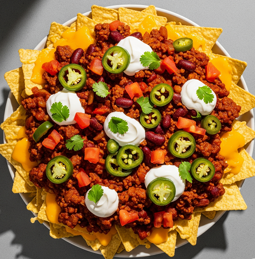 Beef Donner Nachos 