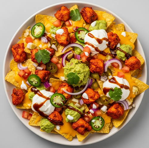 Fried Chicken Nachos 