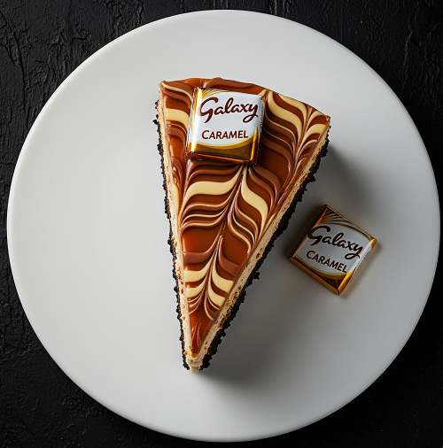 Galaxy Caramel Mini Cheesecake 