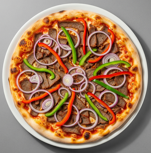 Beef Donner Pizza 